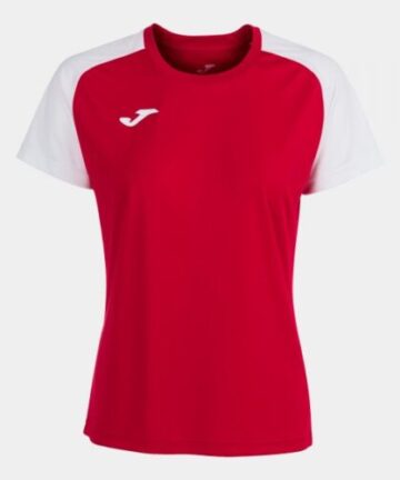 ACADEMY IV SHORT SLEEVE T-SHIRT RED WHITE L