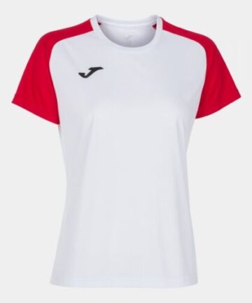 ACADEMY IV SHORT SLEEVE T-SHIRT WHITE RED XS