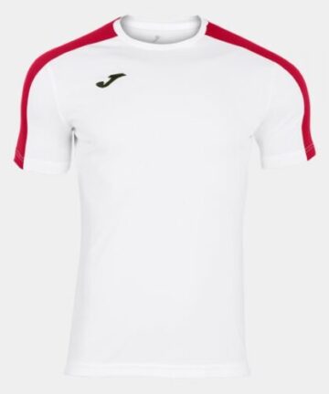 ACADEMY SHORT SLEEVE T-SHIRT WHITE RED M