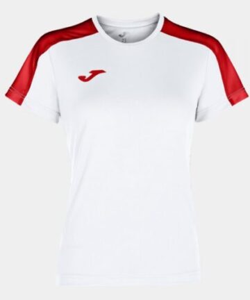 ACADEMY SHORT SLEEVE T-SHIRT WHITE RED S