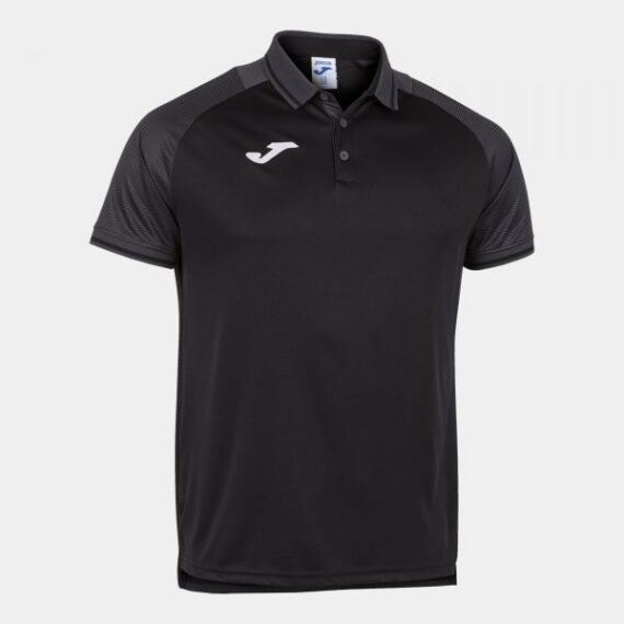 ESSENTIAL II POLO BLACK-ANTHRACITE S/S XS