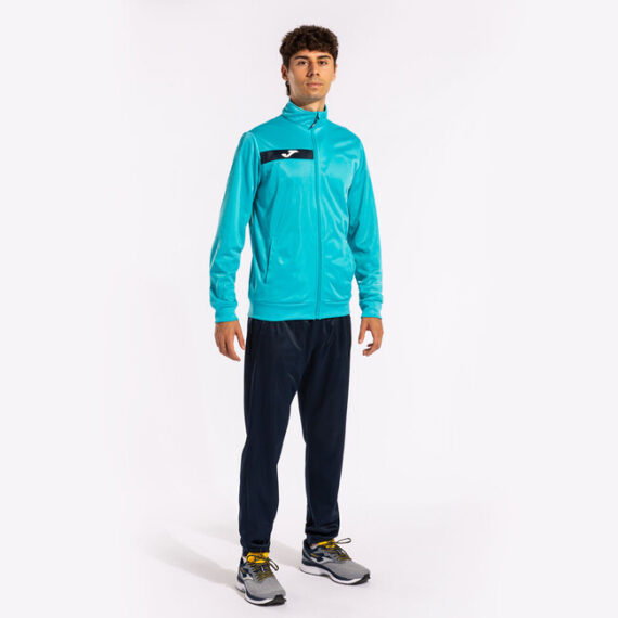 COLUMBUS TRACKSUIT FLUOR TURQUOISE-NAVY S COLUMBUS TRACKSUIT FLUOR TURQUOISE-NAVY S