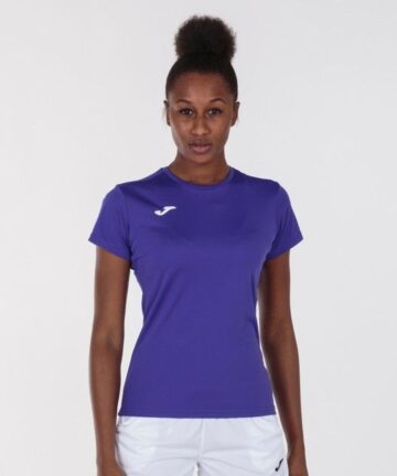Dámske krátke tričko COMBI WOMAN SHORT SLEEVE T-SHIRT fialová XS