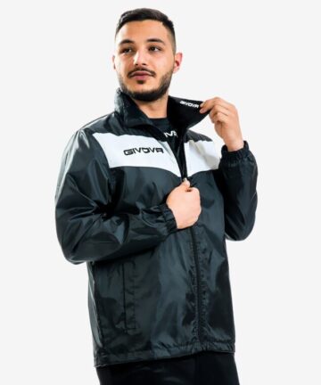 Bunda RAIN SCUDO CON MESH čierna-biela 3XS Bunda RAIN SCUDO CON MESH čierna-biela 3XS