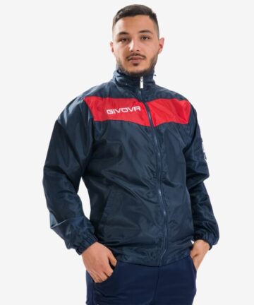 Bunda RAIN SCUDO CON MESH modrá-červená 3XS Bunda RAIN SCUDO CON MESH modrá-červená 3XS