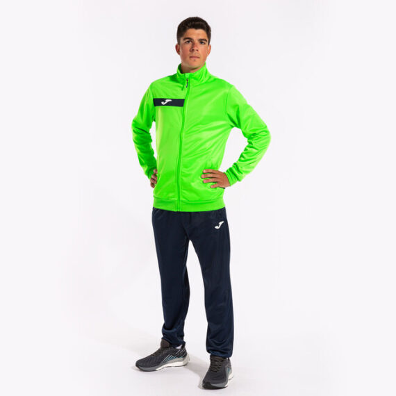 COLUMBUS TRACKSUIT FLUOR GREEN NAVY M COLUMBUS TRACKSUIT FLUOR GREEN NAVY M