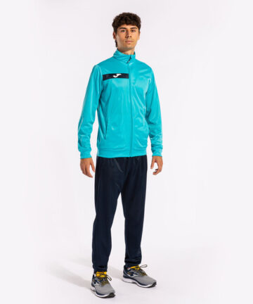 COLUMBUS TRACKSUIT FLUOR TURQUOISE-NAVY M COLUMBUS TRACKSUIT FLUOR TURQUOISE-NAVY M