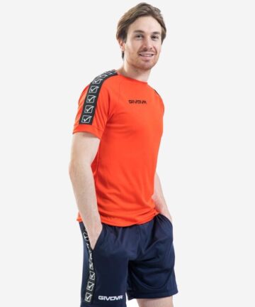 Tričko T-SHIRT POLY BAND oranžová 4XL