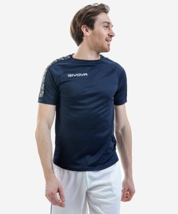 Tričko T-SHIRT POLY BAND modrá M