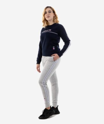 Dámska súprava TUTA DONNA 100 G/COLLO CON BANDA IN FELPA modrá-svetlo šedá L Dámska súprava TUTA DONNA 100 G/COLLO CON BANDA IN FELPA modrá-svetlo šedá L
