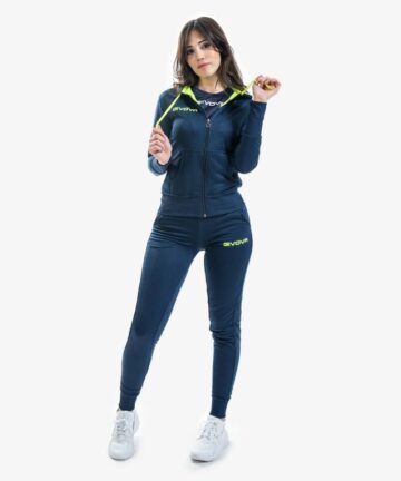 Dámska súprava TUTA LADY modrá-fluo žltá 4XS Dámska súprava TUTA LADY modrá-fluo žltá 4XS
