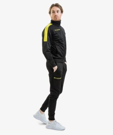 Súprava TUTA REVOLUTION TRIACETATO čierna-žltá 2XL Súprava TUTA REVOLUTION TRIACETATO čierna-žltá 2XL
