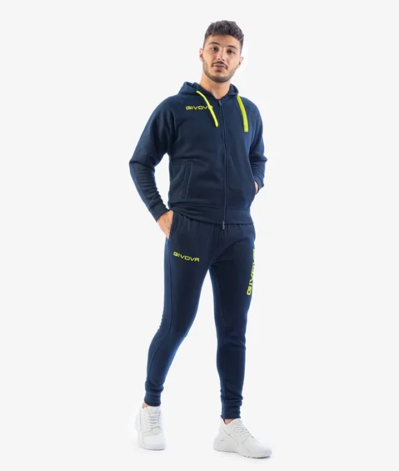 Súprava TUTA KING FELPA modrá-fluo žltá 2XL Súprava TUTA KING FELPA modrá-fluo žltá 2XL