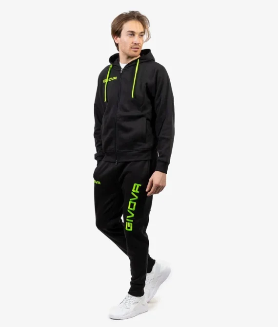 Súprava TUTA KING FELPA čierna-fluo zelená XS Súprava TUTA KING FELPA čierna-fluo zelená XS